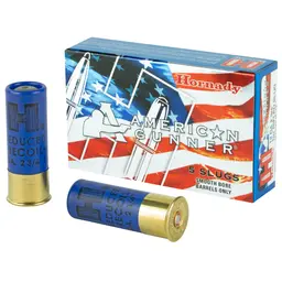 Hornady American Gunner 12 Gauge 2.75" 1 oz Low Recoil Rifled Slug Ammo 5 Rounds - 1