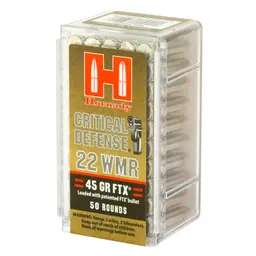 Hornady Critical Defense 22WMR 45 Grain FTX Ammunition – 50 Rounds - 3