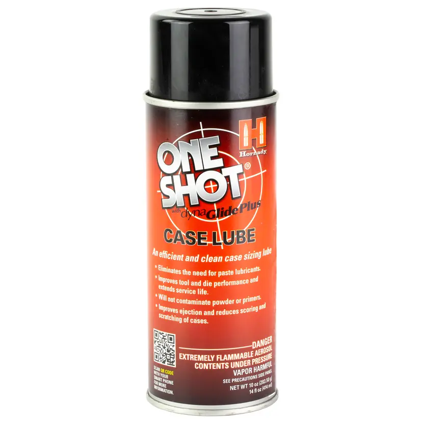 Hornady One Shot Spray Case Lube 10oz – Reloading Case Lubricant for Lead & Copper - 1