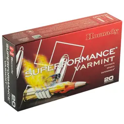 Hornady Superformance 22-250 Rem 50 Grain V-Max Ammunition – 20 Rounds - 2