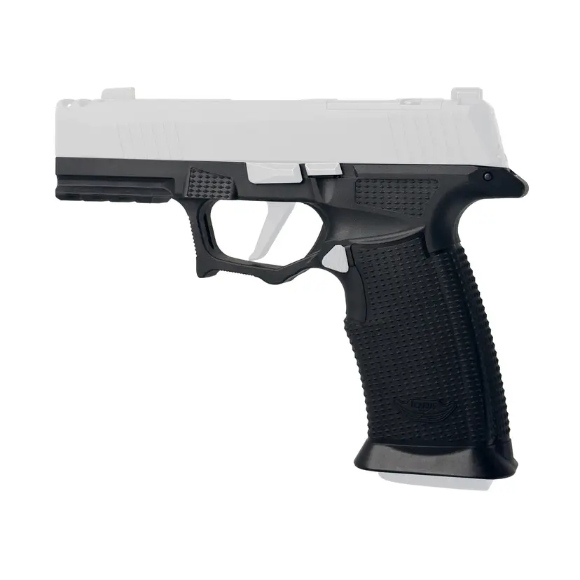 Icarus Precision A.C.E. Air Polymer Grip for Sig P365 X-Macro Manual Safety, Black, Right Handed - 1