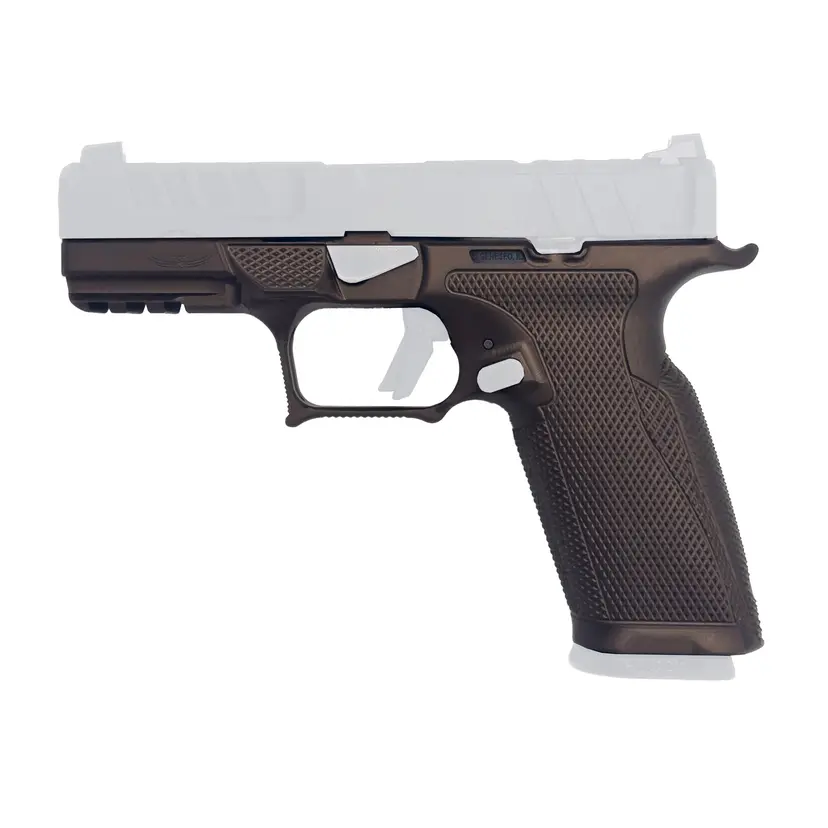 Icarus Precision ACE Echelon X Black Aluminum Grip Module for Springfield Echelon Compact with 17-Round Mag - 1