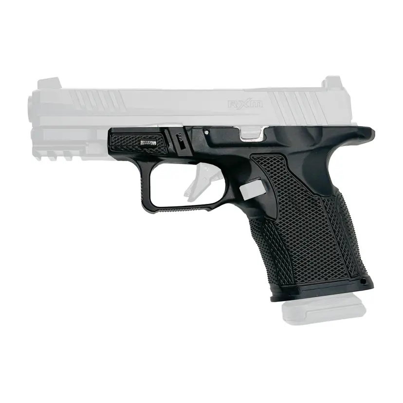Icarus Precision ACE Grip Module for Ruger RXM Compact – Black Anodized Aluminum - 1