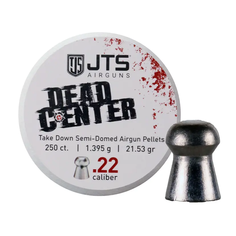 JTS .22 Cal 21.53 Grain Semi-Domed Pellets 250ct – Precision Airgun Ammo by JTS Group - 1