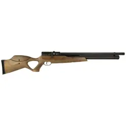 JTS Airacuda Max .25 Cal PCP Air Rifle, 900 FPS, 10-Shot, Thumbhole Wood Stock, Matte Black - 2