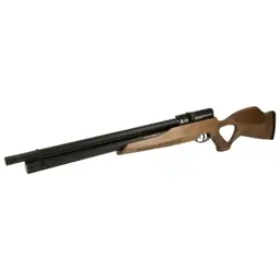 JTS Airacuda Max .25 Cal PCP Air Rifle, 900 FPS, 10-Shot, Thumbhole Wood Stock, Matte Black - 3