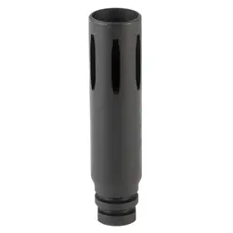 KAK Industry Retro AR Extended Flash Hider 4" 1/2x28 for AR-15 5.56 NATO Black Phosphate - 1