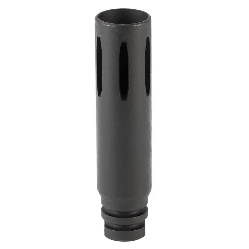 KAK Industry Retro AR Extended Flash Hider 4" 1/2x28 for AR-15 5.56 NATO Black Phosphate - 1