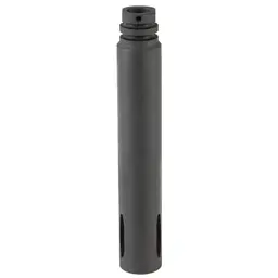 KAK Industry Retro AR Extended Flash Hider 6" 1/2x28 Phosphate Black for AR-15 5.56 NATO - 2