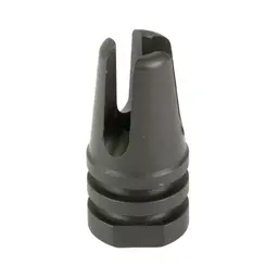 KAK Industry Retro Taper Flash Hider 1/2x28 for AR-15 5.56 NATO, Phosphate Black - 1