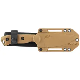 KA-BAR BK19 Becker Nessmuk Fixed Blade Knife 4.3" 1095 Cro-Van Steel Coyote Brown Handle with Sheath - 3