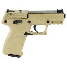 Kel-Tec P17 Compact 22LR Semi-Auto Pistol 3.8in Threaded Barrel Tan Matte 10+1 Fiber Optic Front Sight 3 Magazines - 3