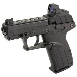 Kel-Tec P17 Compact Semi-Auto .22 LR Pistol 3.8in Black 16+1 Threaded Barrel with Viridian RFX11 Red Dot 3 Mags and Holster - 3