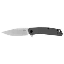 Kershaw Align 3.15" Folding Knife Gray – Clip Point Plain Edge, Stainless Steel Handle, 8Cr13MoV Blade - 1