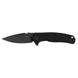 Kershaw Conduit 2.9" Folding Knife Black Oxide, Assisted Opening, 8Cr13MoV Steel, Deep Carry Clip - 1