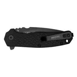 Kershaw Conduit 2.9" Folding Knife Black Oxide, Assisted Opening, 8Cr13MoV Steel, Deep Carry Clip - 2