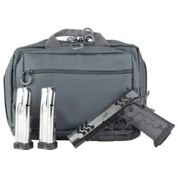 Kimber 2K11 Eclipse 9mm 20+1 Optics Ready 5" Full Size 1911 Pistol Silver Slide Carbon Fiber Grips - 4