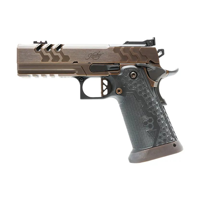 Kimber 2K11 Pro Comp 9mm Full-Size 4.25in Compensated Pistol, Bronze PVD, Optic Ready, 19+1 - 1