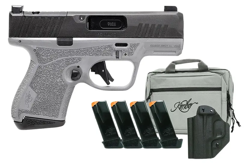 Kimber R7 MAKO 9mm Gray Optic Ready Bundle - 1
