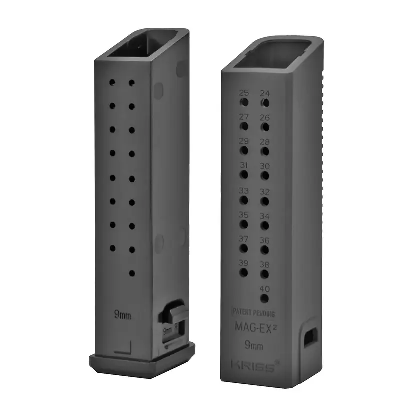 KRISS MAGEX2 Kit for G17 9MM +23 Round Magazine Extension 3 Pack – Fits Kriss VECTOR/Glock 17 - 1