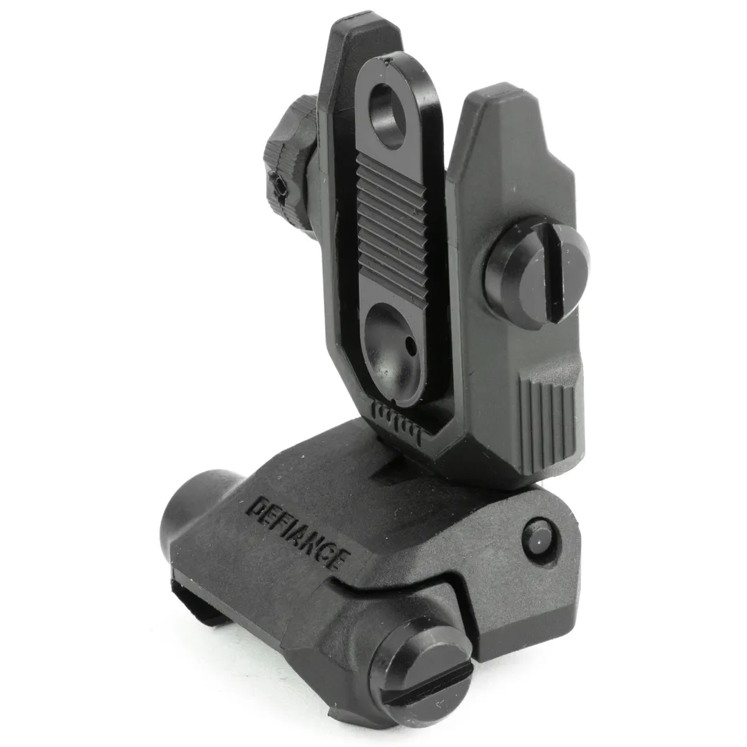 KRISS Rear Flip Sight Poly Folding Rear Sight Black Polymer for Picatinny Rails
