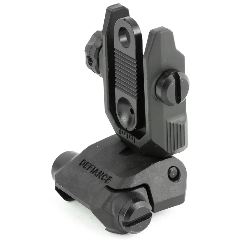 KRISS Rear Flip Sight Poly Folding Rear Sight Black Polymer for Picatinny Rails - 1