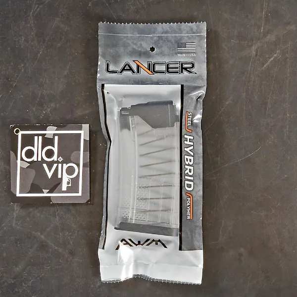 Lancer M4/AR 5.56 Hybrid 20rd Mag Translucent Clear