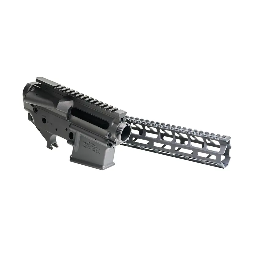 LanTac SF Forged AR-15 Builder Set 13.5" M-LOK Rail Black – Upper & Lower Receiver Kit - 1