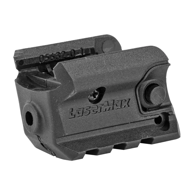 LaserMax Red Rail Laser for Ruger SR22, SR9c, SR30c – Black Finish with Battery - 1