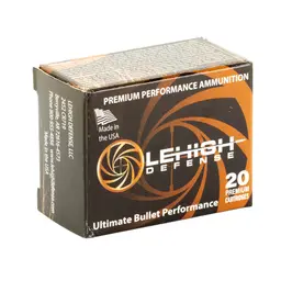 Lehigh Defense Xtreme Defense .380 ACP 68 Grain Ammo 20 Rounds - 2