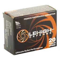 Lehigh Defense Xtreme Defense .45 ACP 135gr XD FTM Ammunition – 20 Round Box - 2
