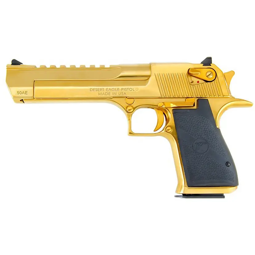 Magnum Research Desert Eagle MK19 50AE Gold/Titanium Pistol - 1