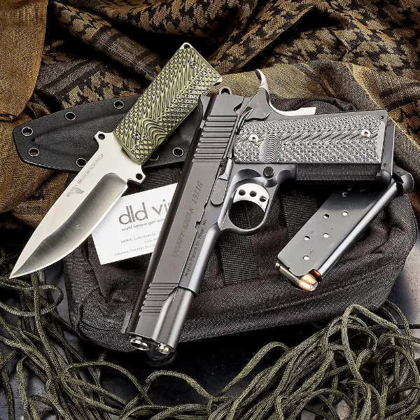 Magnum Research Desert Eagle 1911G .45ACP w/ Knife & Sheath - 1