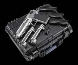 Magnum Research DEXIX6SRMB Desert Eagle Mark XIX Component System 357 Mag/8+1 44 Mag/7+1 50 AE 6" Integral Muzzle Brake - 1
