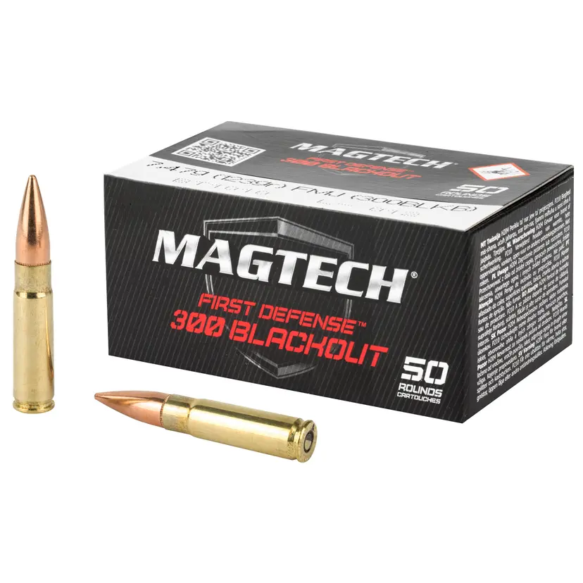 Magtech Tactical 300 Blackout 123 Grain FMJ 50 Round Box - 1