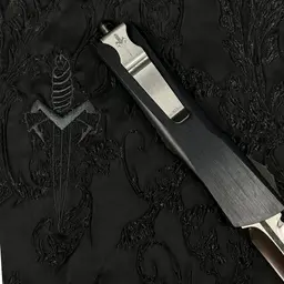 Marfione Custom Combat Troodon D/E Mirror Polish & CF Inlay w/ Hefted Alloy Chassis, CF Button & DLC Ringed Hardware S/N 025 - 2