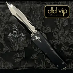 Marfione Custom Combat Troodon D/E Mirror Polish & CF Inlay w/ Hefted Alloy Chassis, CF Button & DLC Ringed Hardware S/N 025 - 3