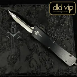 Marfione Custom Combat Troodon D/E Mirror Polish & CF Inlay w/ Hefted Alloy Chassis, CF Button & DLC Ringed Hardware S/N 025 - 1