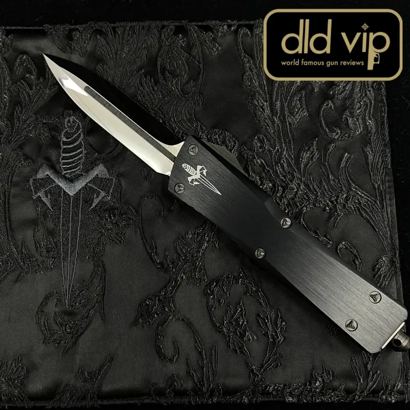 Marfione Custom Combat Troodon D/E Mirror Polish & CF Inlay w/ Hefted Alloy Chassis, CF Button & DLC Ringed Hardware S/N 025 - 1