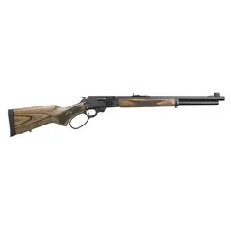 Marlin 1895 Guide Gun Large Loop Lever Action Rifle 45-70 Gov 19.1in Threaded Barrel Satin Blued Brown Laminate 6rd - 2