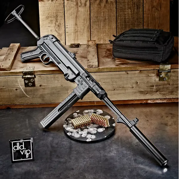Mauser MP40 Carbine .22LR w/ Faux Suppressor Barrel Shroud & Folding Stock - 1