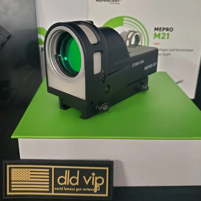 MeproLight M21 QD Reflex w/ Self Illum. Amber X Reticle - 1