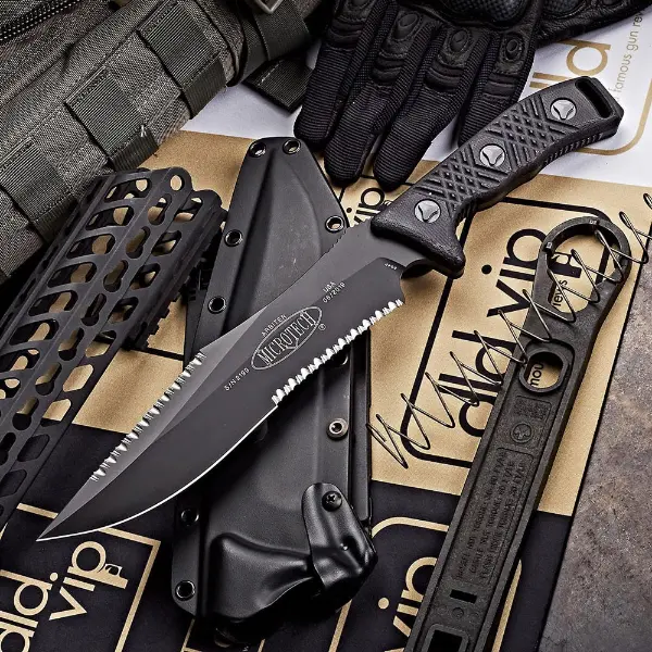 Microtech Arbiter Full Serrated 104-3 - 1