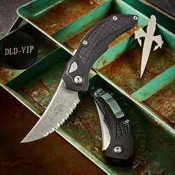 Microtech Brachial - Auto S/E Full Serrated Stonewash 268A-12 - 1
