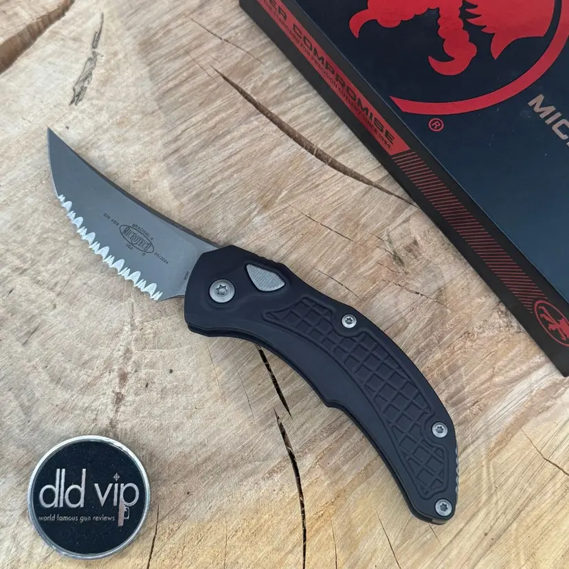 Microtech Brachial - Auto S/E Apocalyptic Full Serrated 268A-12 AP - 1