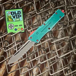 Microtech Combat Troodon T/E BH Apocalyptic Full Serrated 144-12 BH - 1