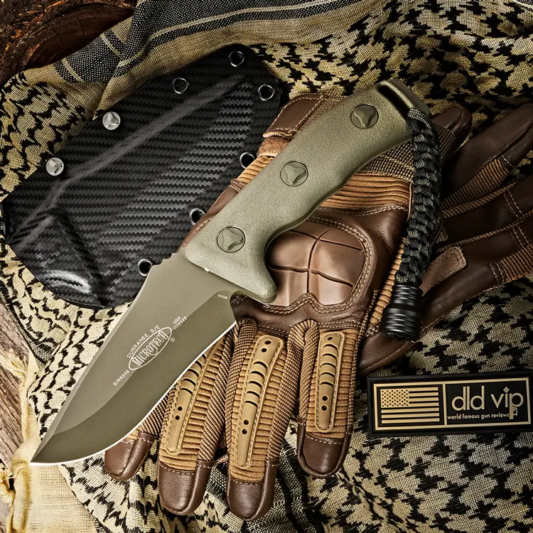 Microtech Currahee S/E Cerakote OD Green Standard 102-1 COD - 1