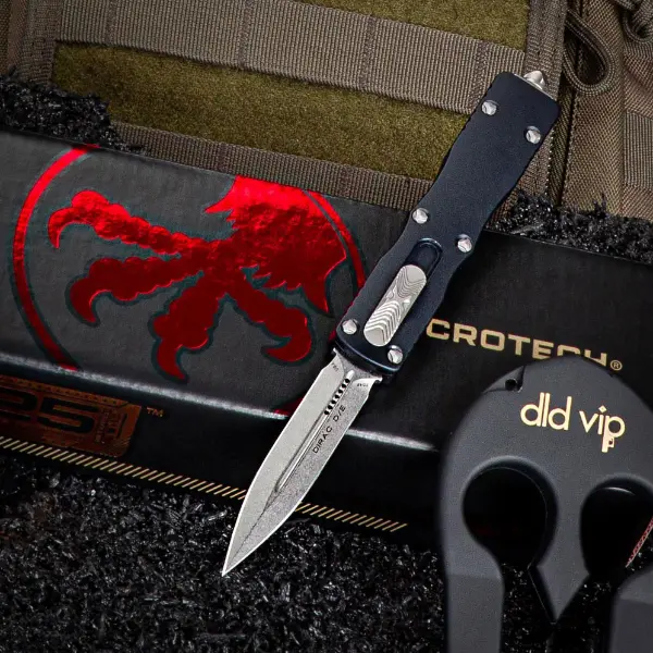 Microtech Dirac D/E Stonewash Standard 225-10 - 1