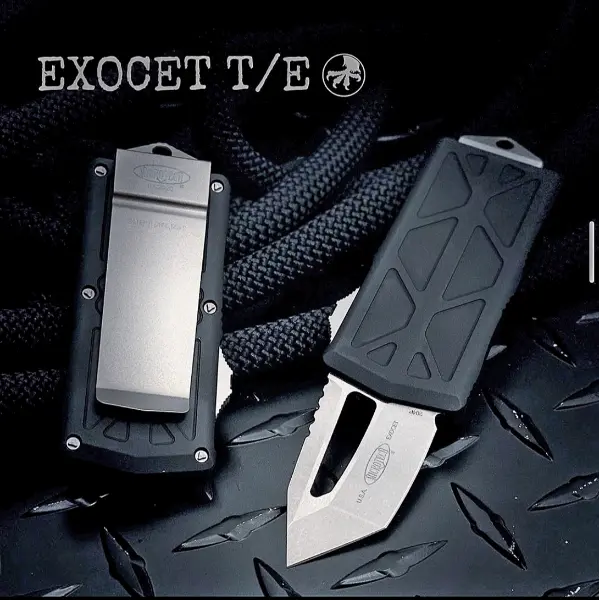 Microtech Exocet T/E Stonewash Standard 158-10 - 1