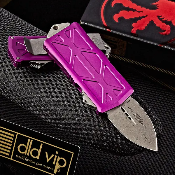 Microtech Exocet Violet Apocalyptic Standard 157-10 APVI - 1